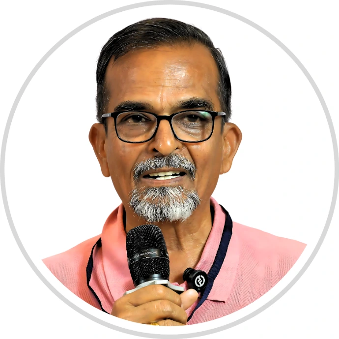 Vijay Kumar M. Jaiswal hosting SSKNDS daily zoom meeting on natural diet and health awareness