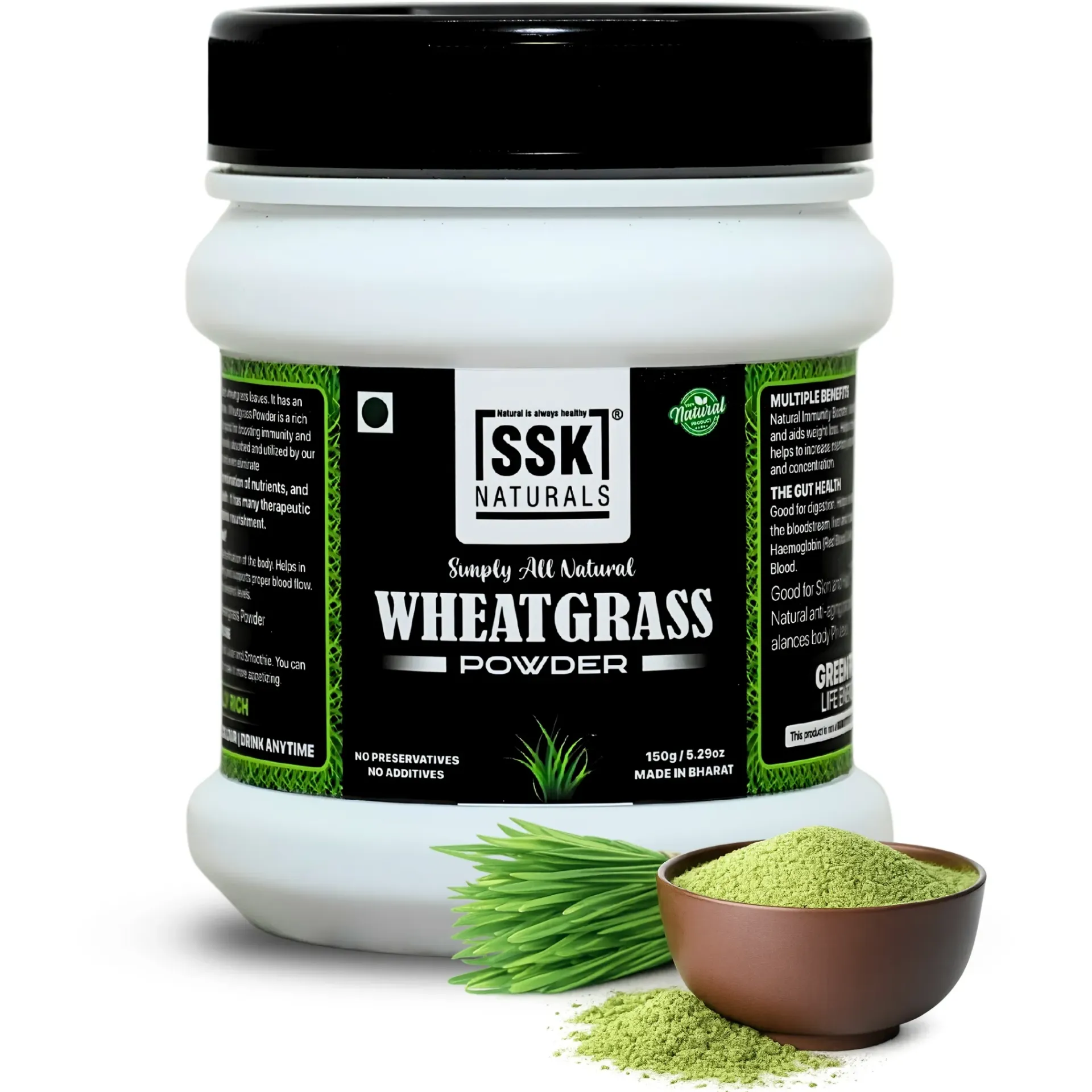 Wheatgrass Powder 150g – Pure Natural Green Superfood