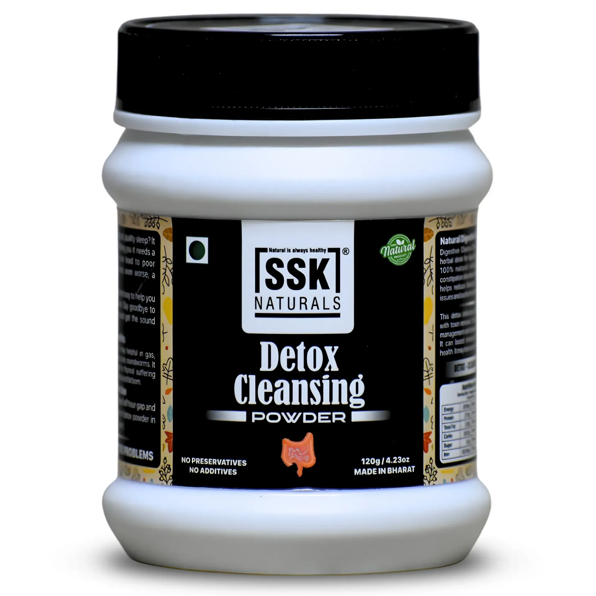 Detox Cleansing Powder | All Natural | No Artificial Colour | 120g / 4.23oz