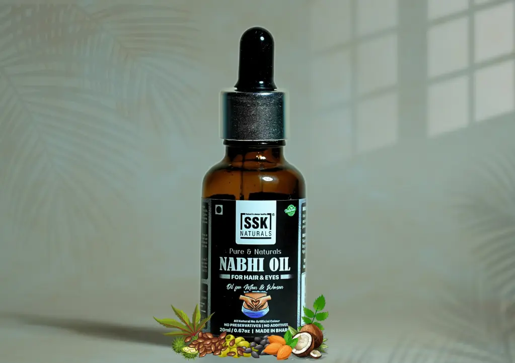 Nabhi Oil | For Hair & Eyes | Oil For Men & Women | 20ml/0.67oz
