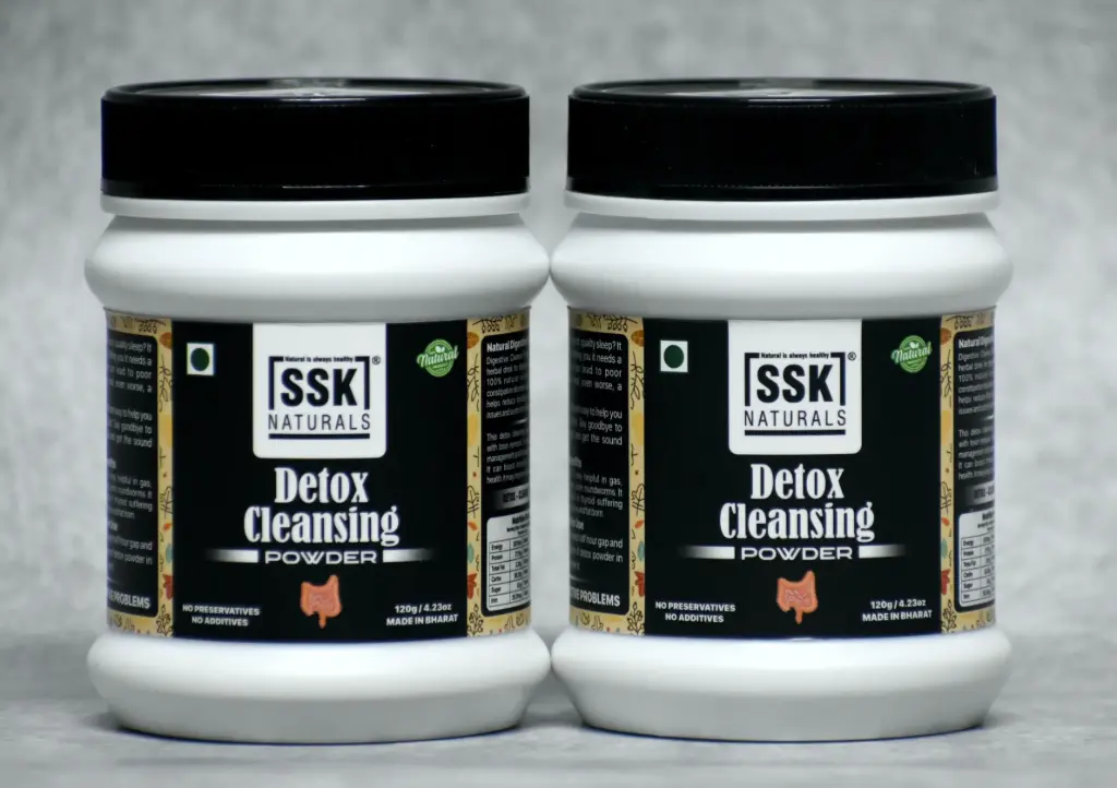 Detox Cleansing Powder | Pack of 2 Pcs | All Natural | No Artificial Colour | 120g / 4.23oz