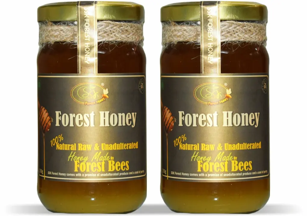 Forest Honey | 250g | Pack Of 2 | 100% Natural Raw & Unadulterated Honey Made By Forest Bees