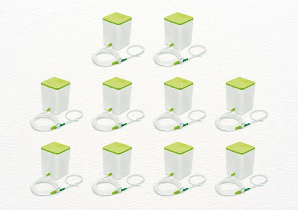 [SI-EP-10] Sanjivani Instrument | Pack Of 10 Pcs | Enema Pot | Home | 1.5L