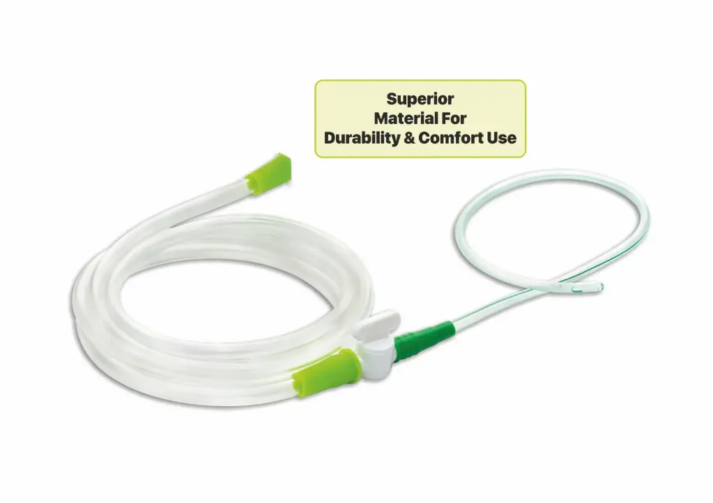 Long Enema Tube - Food Grade With Tap & Catheter Tube | Tube Set