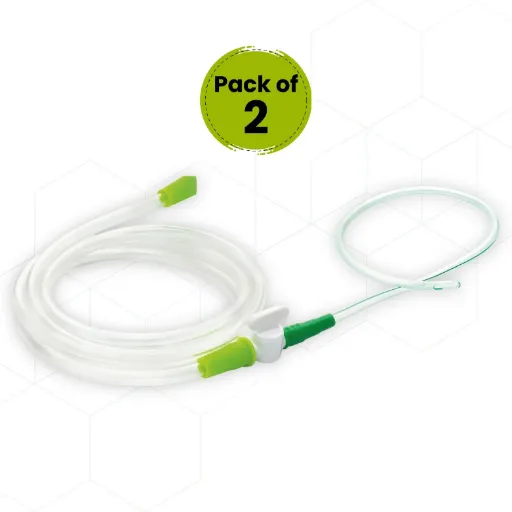 Long Enema Tube Set Pack of 2 combo
