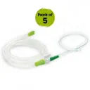 Long Enema Tube - Food Grade With Tap & Catheter Tube | Tube Set | Pack Of 5
