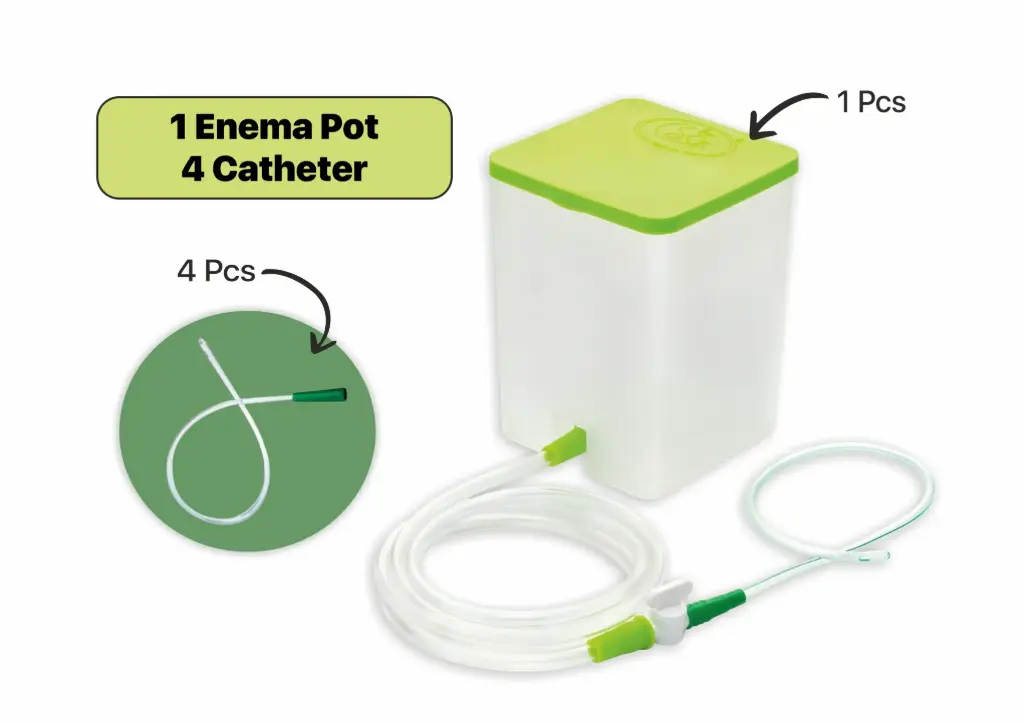 [SIE-IT] Sanjivani Instrument | Enema Kit | Home Use | 1500ml | (Enema Set 1 & Individually Tube 4)