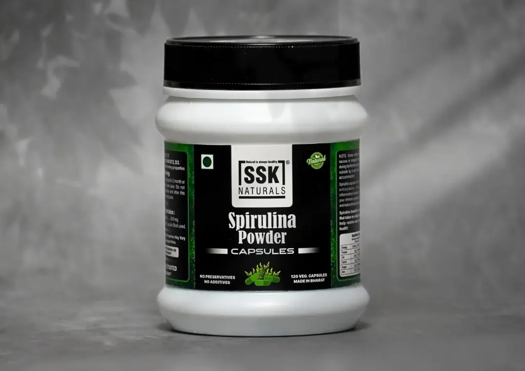 Spirulina Powder Capsule | 400Mgs | 120veg. Capsules