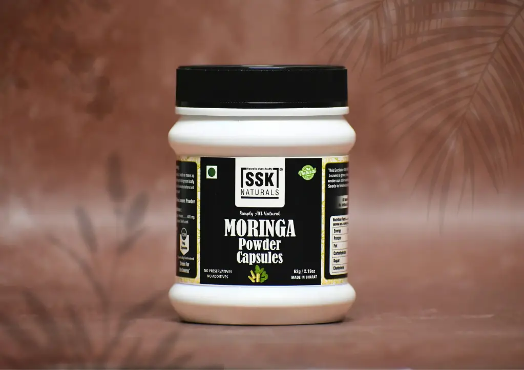Moringa Powder Capsules | 120veg. Capsules