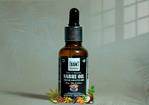 Nabhi Oil | For Hair & Eyes | Oil For Men & Women | 20ml/0.67oz