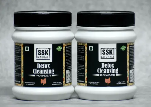 Detox Cleansing Powder | Pack of 2 Pcs | All Natural | No Artificial Colour | 120g / 4.23oz